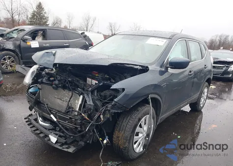 2016 Nissan Rogue S из США, поврежденный, VIN JN8AT2MV6GW139915